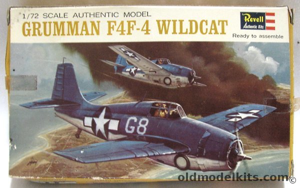 Revell 1/72 Grumman F4F-4 Wildcat - (F4F4), H639-60 plastic model kit